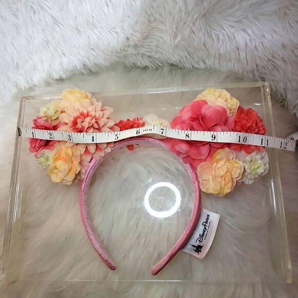 Disney parks authentic mickey mouse floral ears! NWOT! - Picture 5 of 6